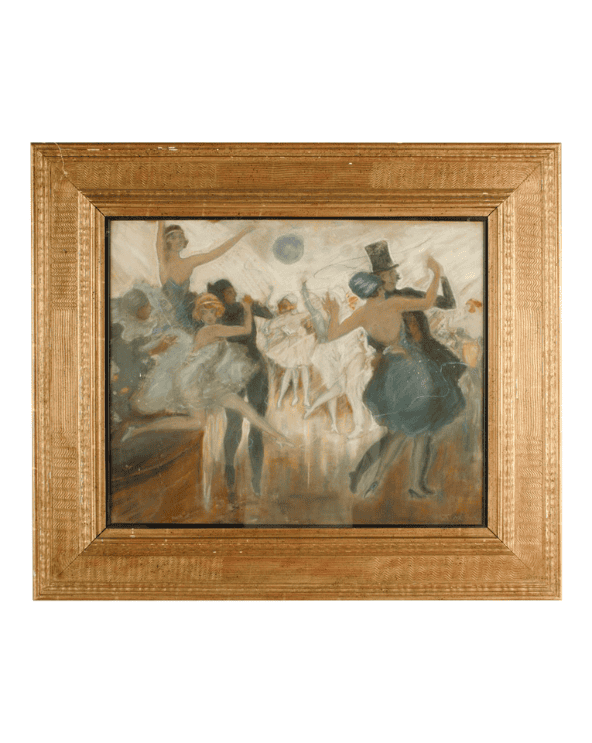 Ballroom Swing Framed Oil Painting