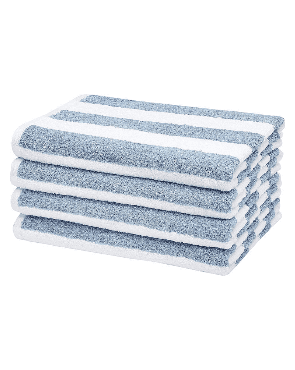 Amazon Basics Cabana Stripe Beach Towel