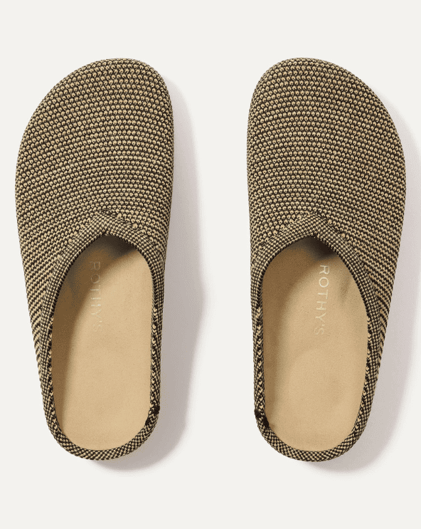 Casual Clog Toffee Raffia-Knit
