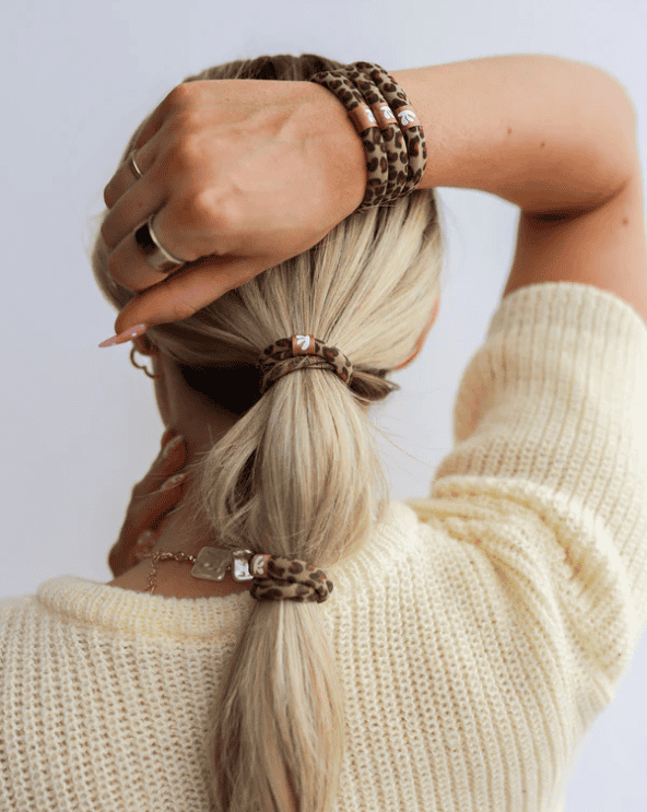 Cheetah Hair Ties