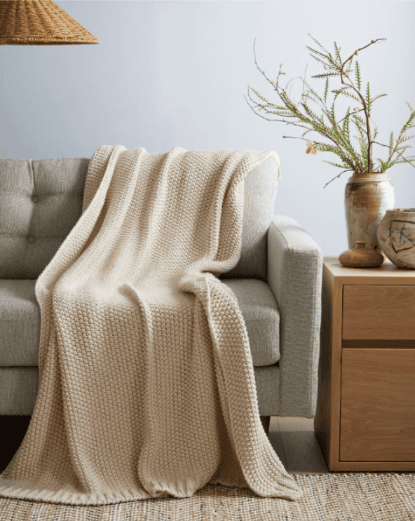 Cotton Fisherman Throw