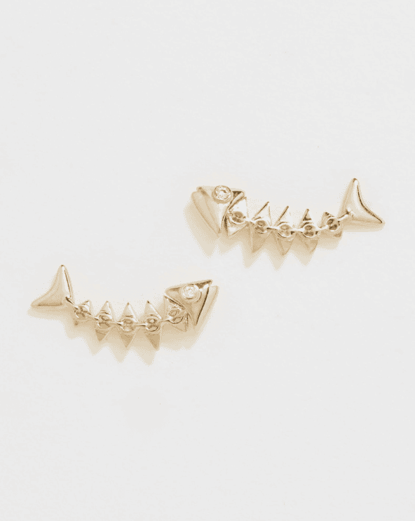 Fishbone Studs