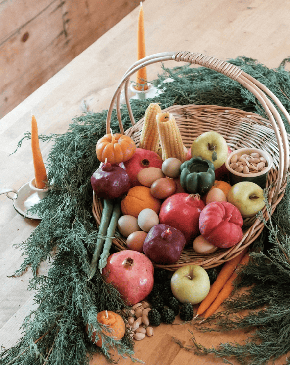 Fruit & Veggie Beeswax Candles