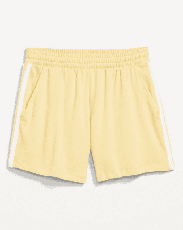 High-Waisted Pull-On Shorts