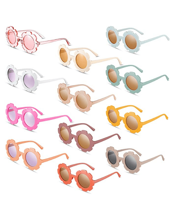 Kids Round Flower Sunglasses