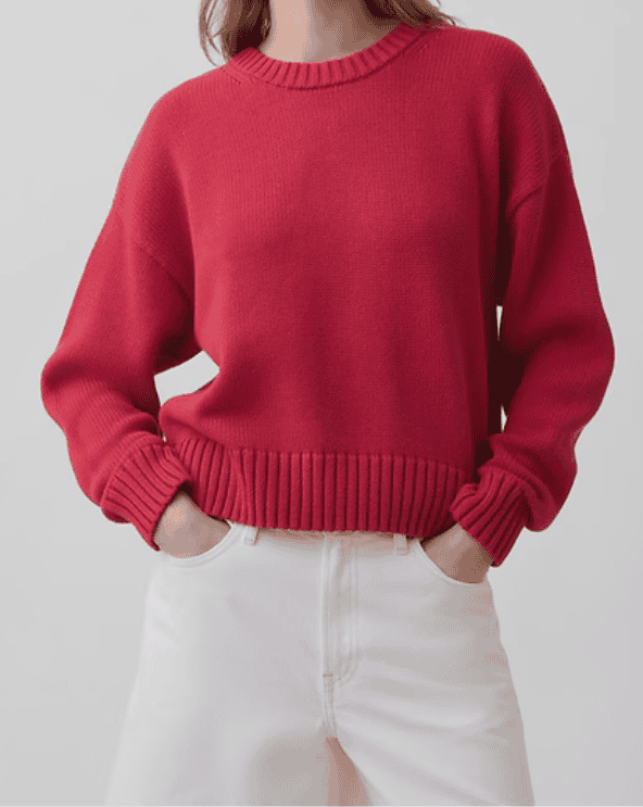 Oversized Crop Sweater