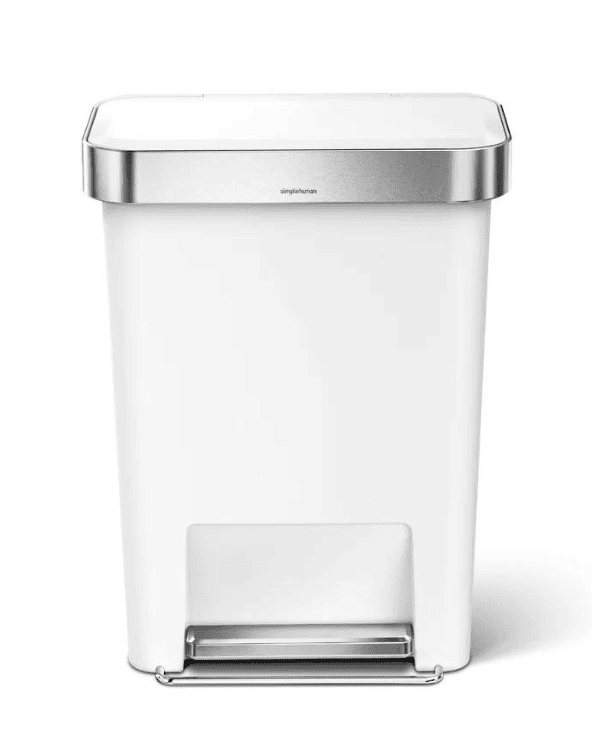 Simplehuman Plastic Step On Trash Can