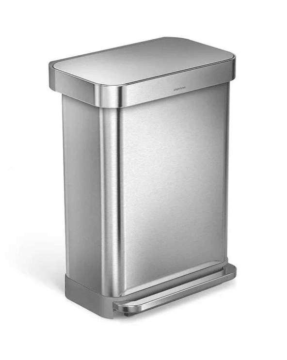 Simplehuman Steel Step On Trash Can