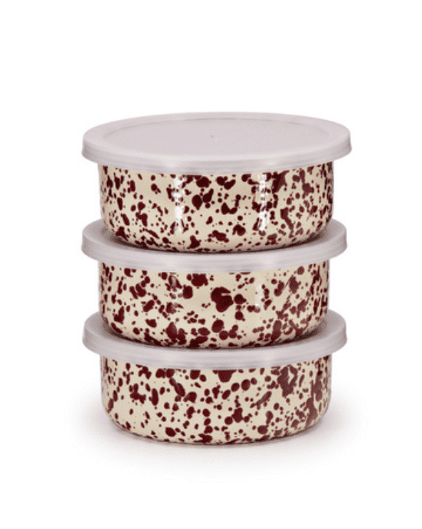 Splatter 3 Piece Storage Bowl Set