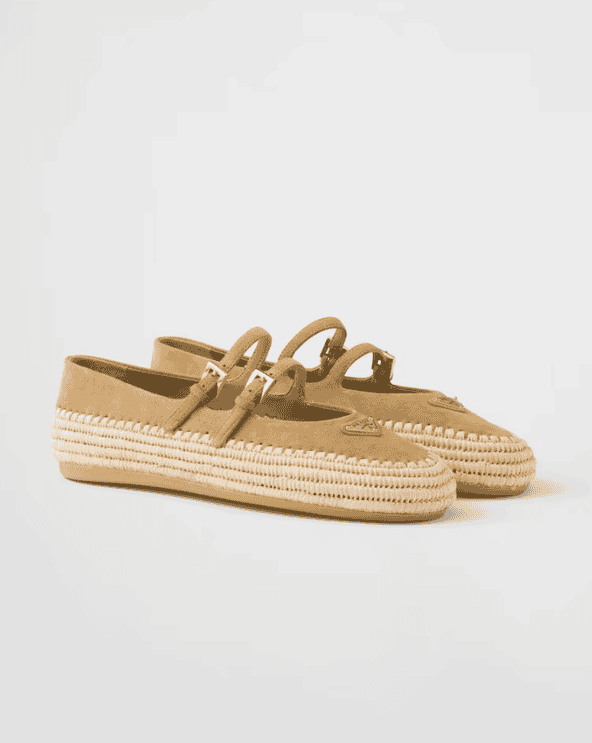 Suede Ballerinas