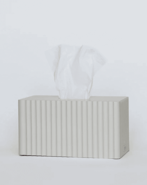 Rectangle Fluted Tissue Box Cover