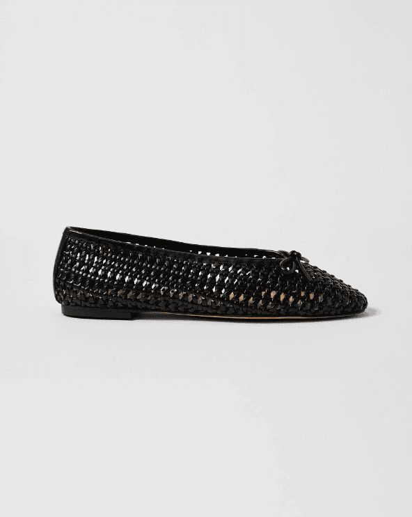 Weekend Woven Bow Ballet Flat